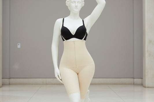 Cotton Bodysuit Shapewear with Adjustable Straps - Waist Support and Tummy Control