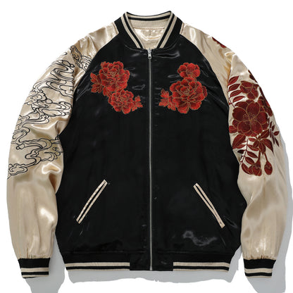 Men's Lion King Embroidery Jacket - Premium Statement Outerwear