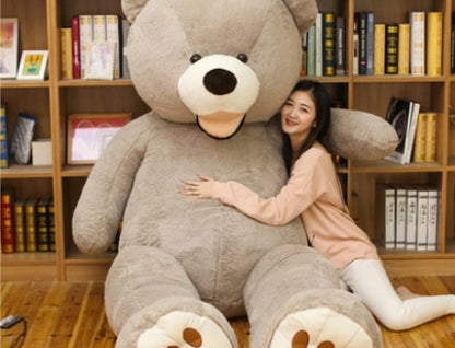 Giant Teddy Bear Plush Toy Shell - Unfilled Soft Fabric Cover