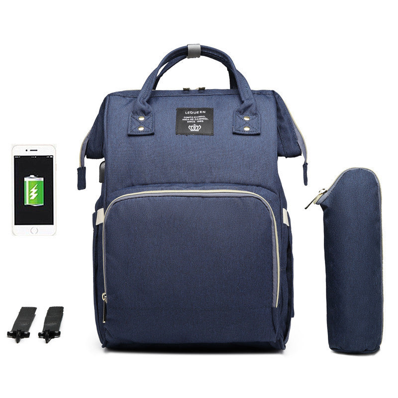 Multifunctional Diaper Bag - Large Capacity Oxford Cloth with Multiple Carry Options