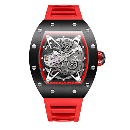 Men's Automatic Mechanical Watch | Silicone Band | 43.5mm | 30m Water Resistant | 13 Colorways