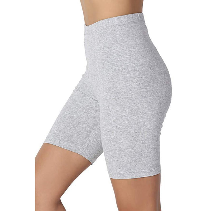 Women's High-Waisted Yoga Leggings - Cotton Blend Anti-Exposure Athletic Pants