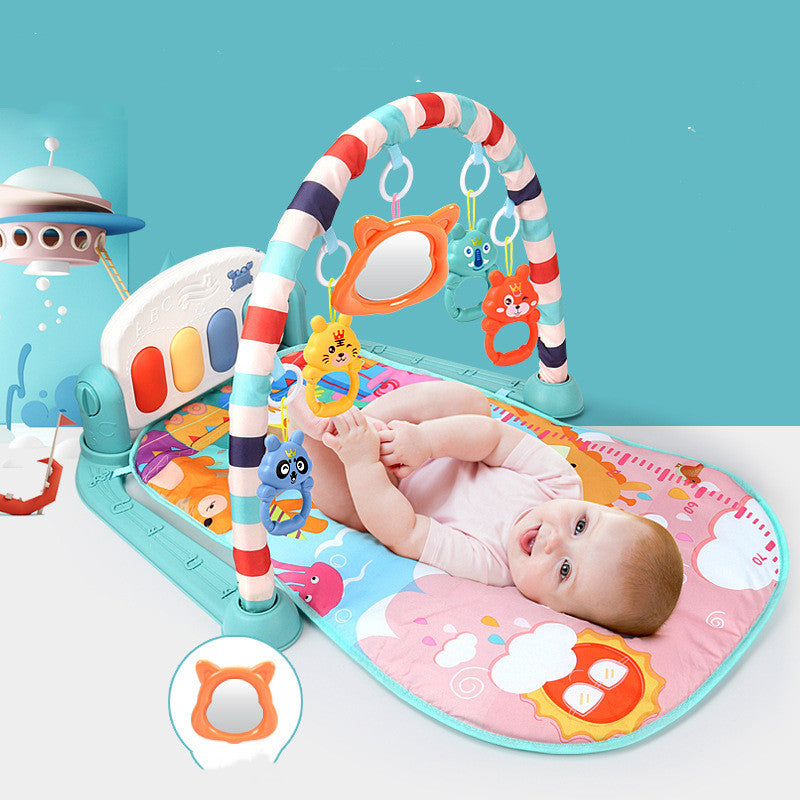 Baby Activity Gym with Piano & Pedals - Interactive Play Mat for Infant Development
