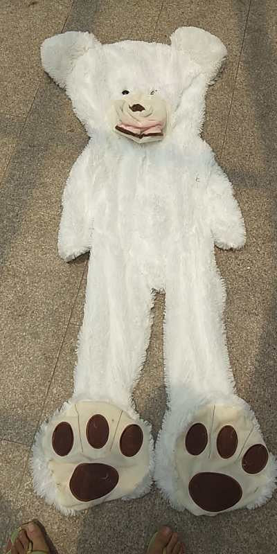 Giant Teddy Bear Plush Toy Shell - Unfilled Soft Fabric Cover