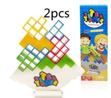 Balance Stacking Game - Educational Tower Building Blocks for Kids & Adults