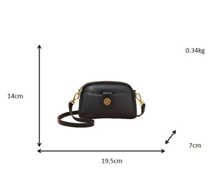 Soft PU Leather Crossbody Bag - Fashion Shoulder Bag for Women