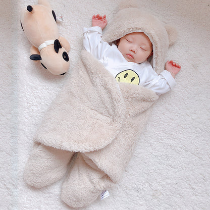 Baby Sleeping Bag - Winter Swaddle Blanket for Newborns 0-9 Months