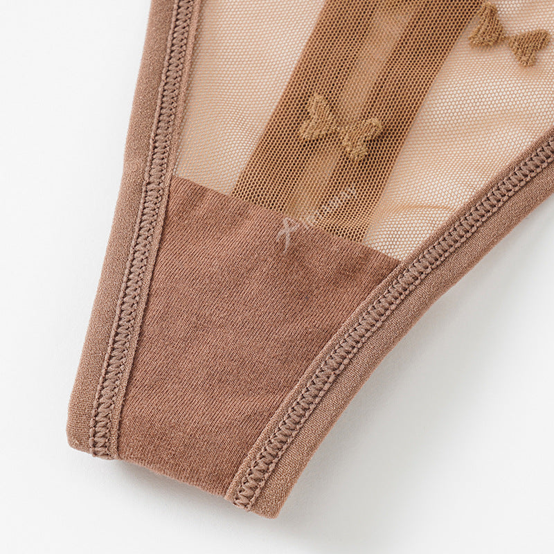 Women's Athletic Yoga Lace Underwear - Seamless Moisture Wicking Sports Briefs