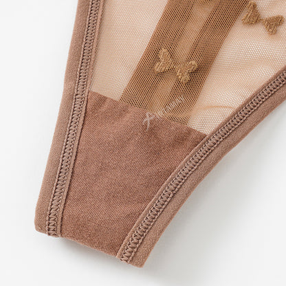 Women's Athletic Yoga Lace Underwear - Seamless Moisture Wicking Sports Briefs