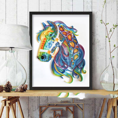 Paper Quilling Art Craft Kit - Animal & Nature Designs with Tools