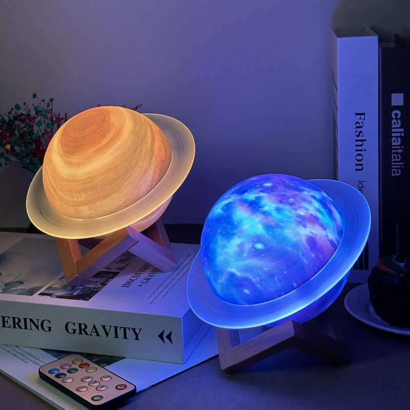 Rings of Saturn Bluetooth Speaker - Dream Star Projection Speaker with Remote Control