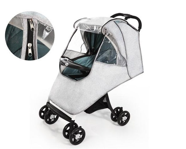 Universal Baby Stroller Rain Cover - Waterproof Weather Protection