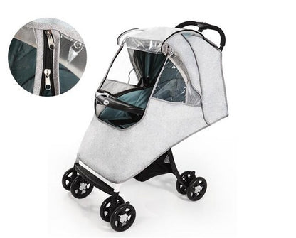 Universal Baby Stroller Rain Cover - Waterproof Weather Protection