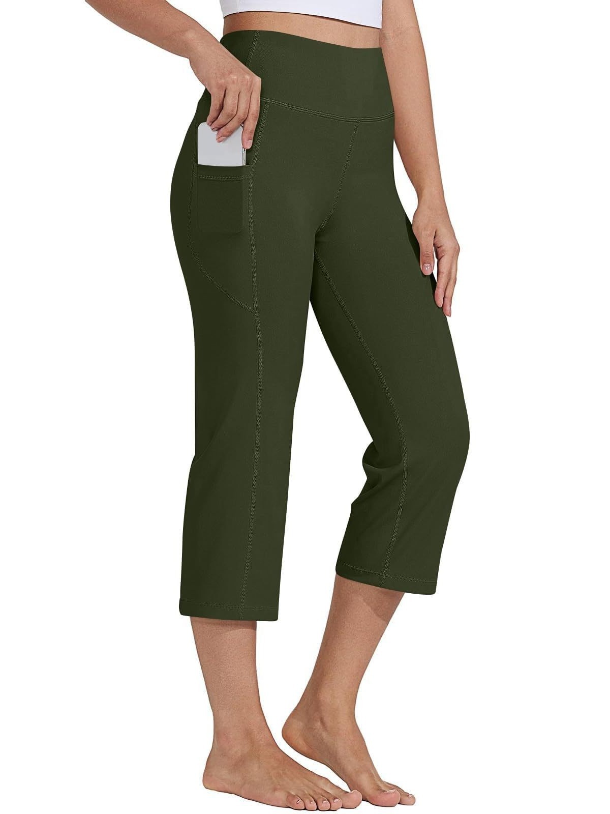 Sports Yoga Pants with Built-In Pocket - Hip-Lifting Shaping Leggings