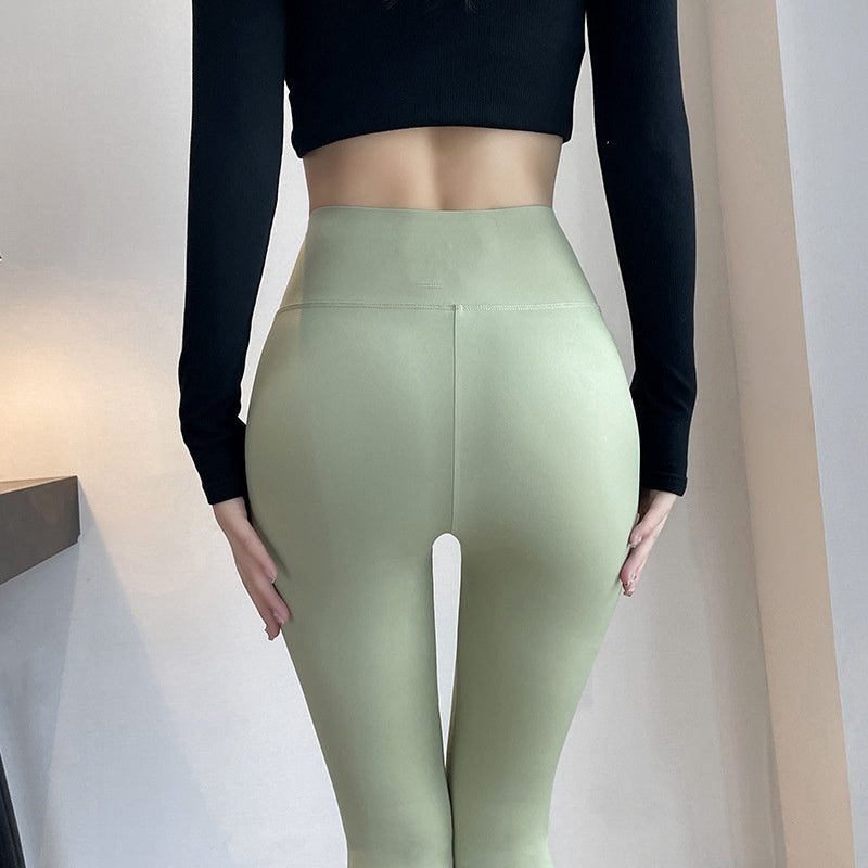 High-Waist Tummy Control Leggings - Hip-Lifting Fitness Pants