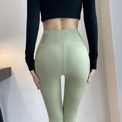 High-Waist Tummy Control Leggings - Hip-Lifting Fitness Pants