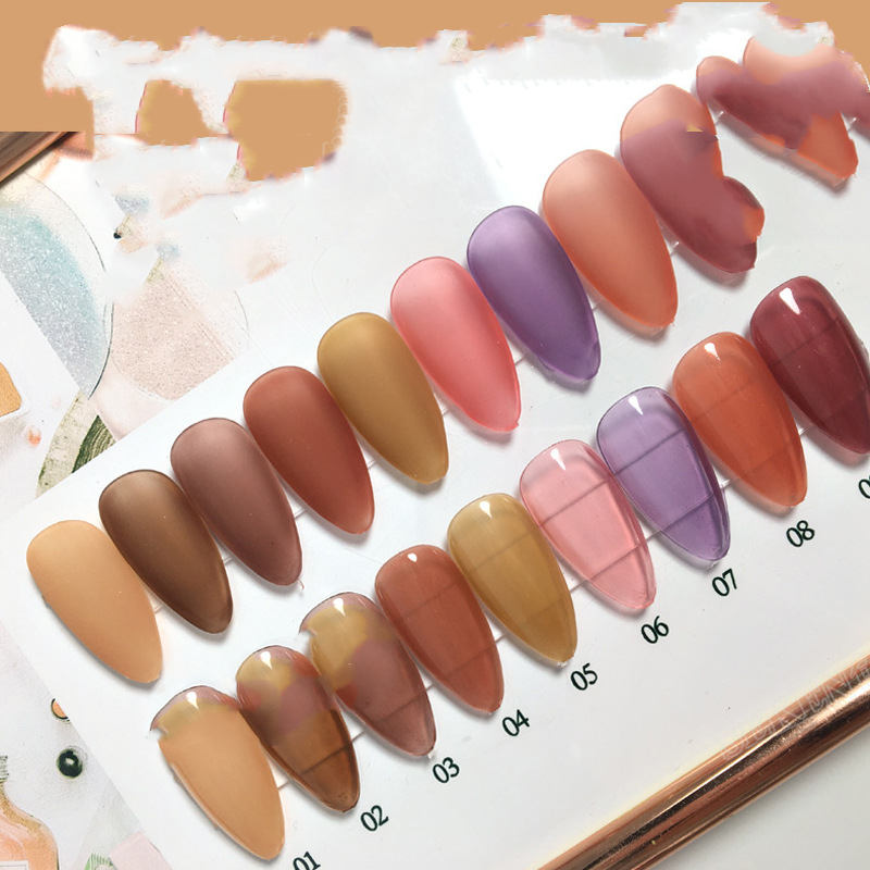 Phototherapy Gel Nail Polish Set - Professional Flash Gel Collection with Natural Resin