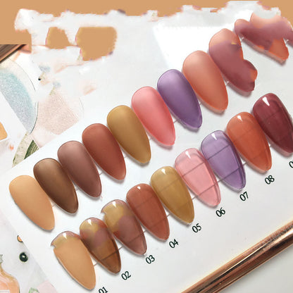 Phototherapy Gel Nail Polish Set - Professional Flash Gel Collection with Natural Resin