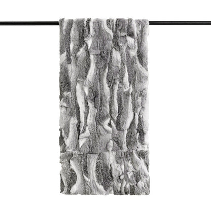 Luxury Faux Fur Bed Runner - Modern Minimalist Throw Blanket