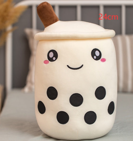 Plush Bubble Tea Pillow Cushion - Soft Stuffed Drink Toy