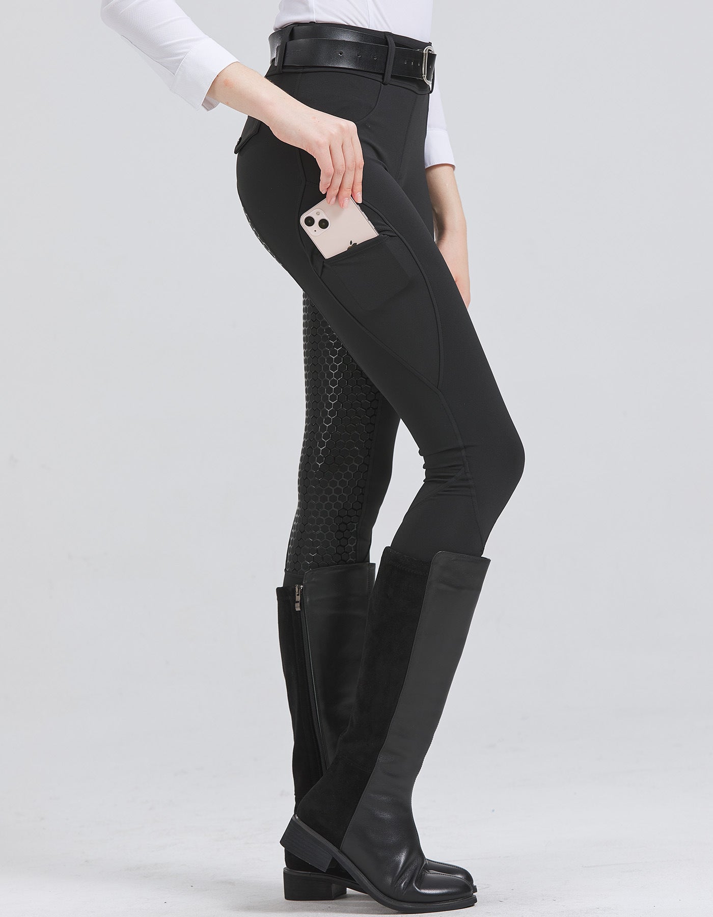Women's High-Waist Quick-Drying Athletic Pants - Stretch Performance