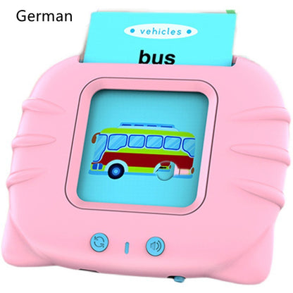 Bilingual Flashcard Learning Machine for Kids – Early Education Story & Word Card Reader