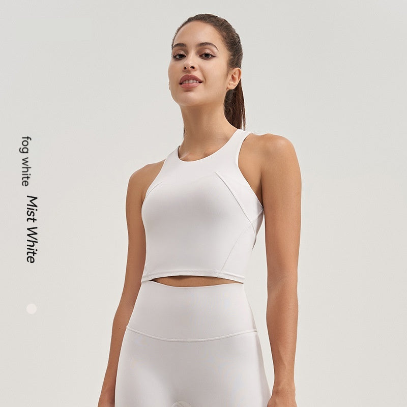 Women's Back Design Sports Bra - Sleeveless Workout Fitness Bra