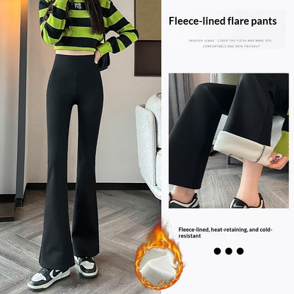 Women's High Waist Slim Fit Stretchy Floor Length Casual Pants