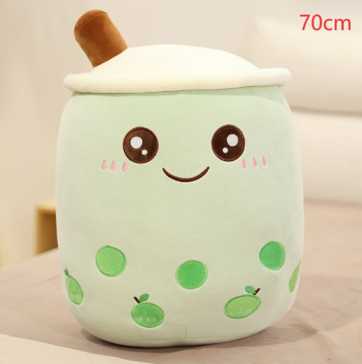 Plush Bubble Tea Pillow Cushion - Soft Stuffed Drink Toy