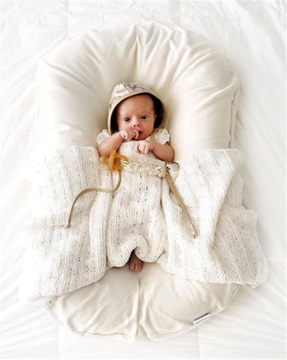 Baby Nest Bed - Portable Cotton Crib for Newborns & Infants 0-3 Years