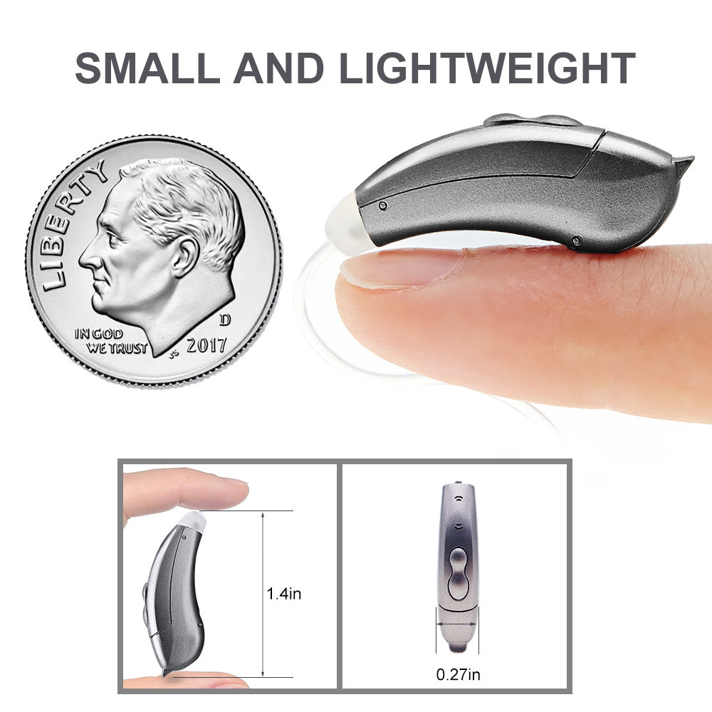 Wireless Bluetooth RIC Hearing Aid with Noise Canceling Technology