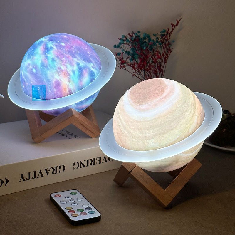 Rings of Saturn Bluetooth Speaker - Dream Star Projection Speaker with Remote Control