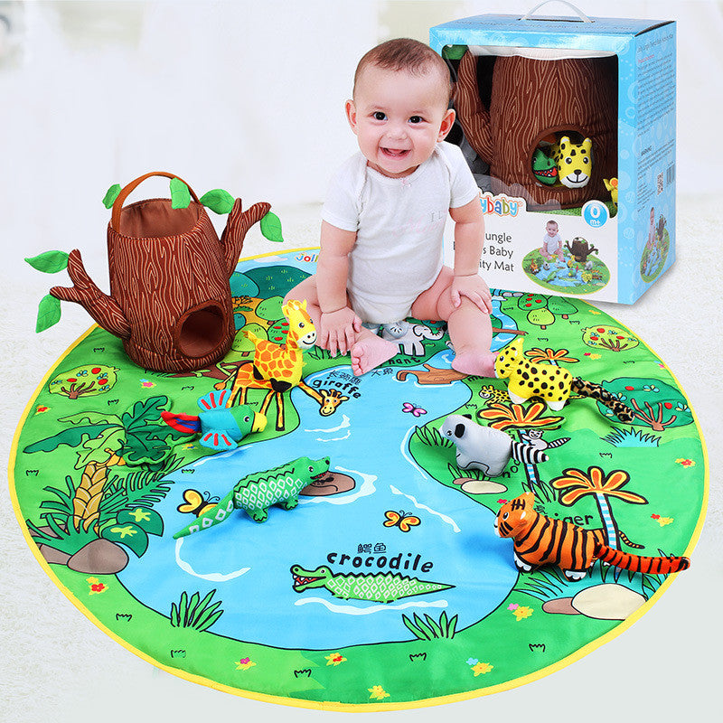 Baby Activity Play Mat & Game Blanket – Early Education Animal Toy Set