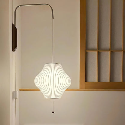 Artistic Silk Wall Sconce - Bedroom & Study Lamp