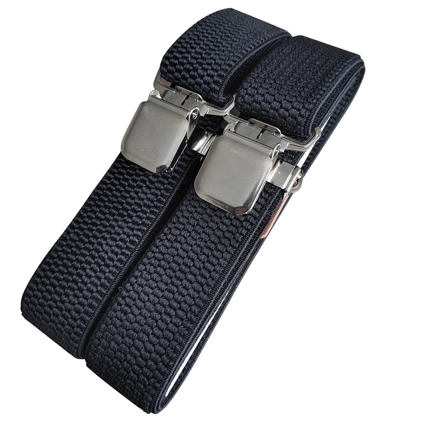 Unisex Corn Grain Elastic Garment Strap - Adjustable Trouser and Pant Suspender Clip