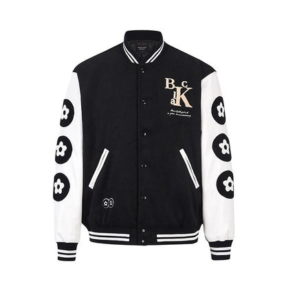 Men's Loose Fit Baseball Jacket - High Street Casual Coat