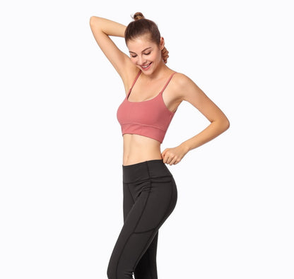 Women's Racerback Sports Bra - Moisture Wicking Athletic Support for Running & Fitness