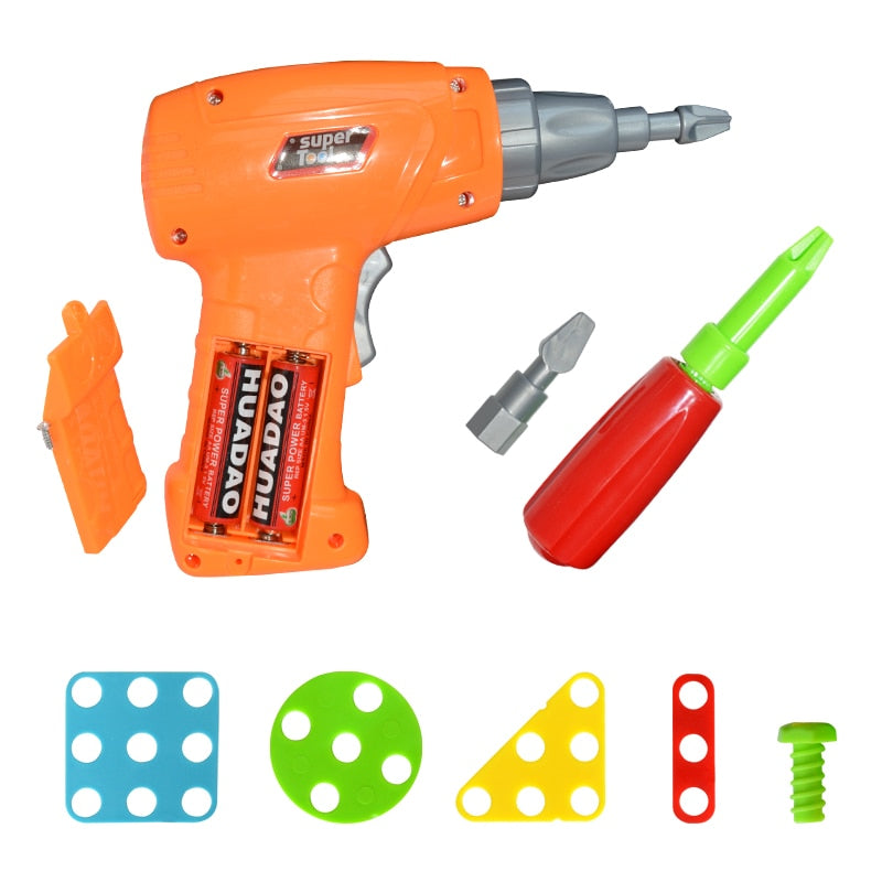 Creative Drill & Screw Building Blocks Set - Educational STEM Toy for Kids 3+