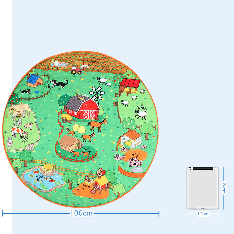 Baby Activity Play Mat & Game Blanket – Early Education Animal Toy Set