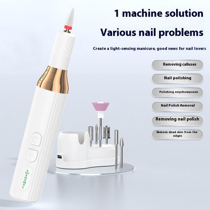 Electric Nail Drill - USB Rechargeable Portable Manicure Machine
