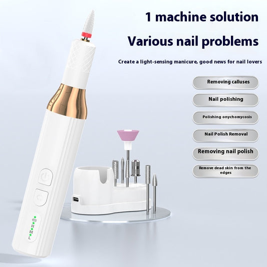 Electric Nail Drill - USB Rechargeable Portable Manicure Machine