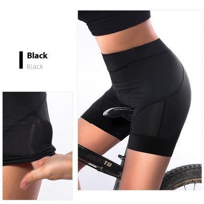 Women's Padded Cycling Shorts - Silica Gel Cushion Bike Underwear