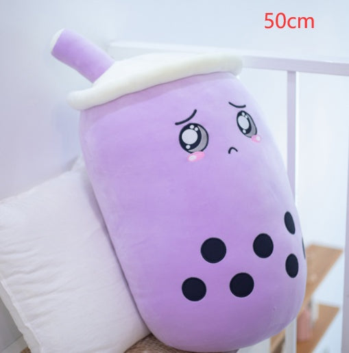 Plush Bubble Tea Pillow Cushion - Soft Stuffed Drink Toy