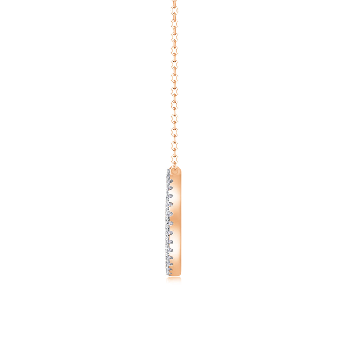 Moissanite Pendant Necklace - S925 Silver Platinum Plated Light Luxury Jewelry
