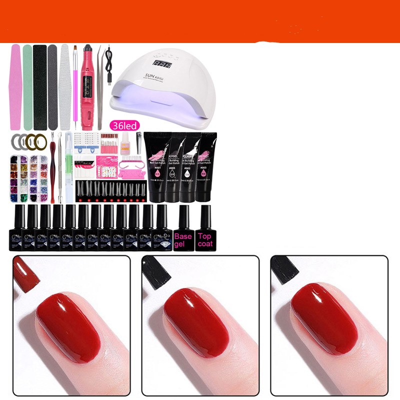 Professional Nail Polish Set - 8ML Multi-Color Collection with Tools