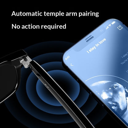 Smart Bluetooth Glasses with Blue Light Blocking and Audio