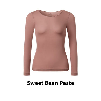 Women's Ultra-Thin Thermal Underwear Set - Lightweight Nylon Spandex Base Layer