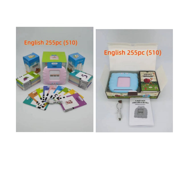 Bilingual Flashcard Learning Machine for Kids – Early Education Story & Word Card Reader