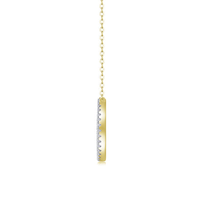 Moissanite Pendant Necklace - S925 Silver Platinum Plated Light Luxury Jewelry