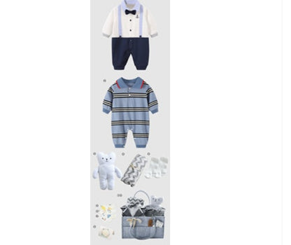Baby Cotton Outfit Gift Set - Spring Summer Autumn Casual Clothing Collection